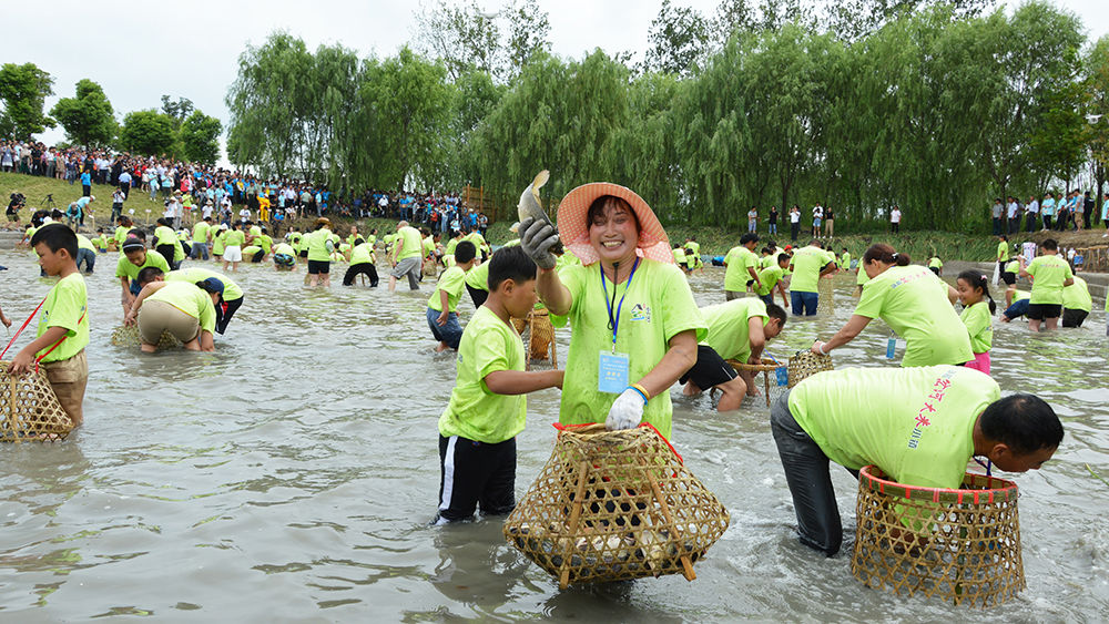 "谁是锦鲤"亲子罩鱼摸鱼比赛开始报名啦!