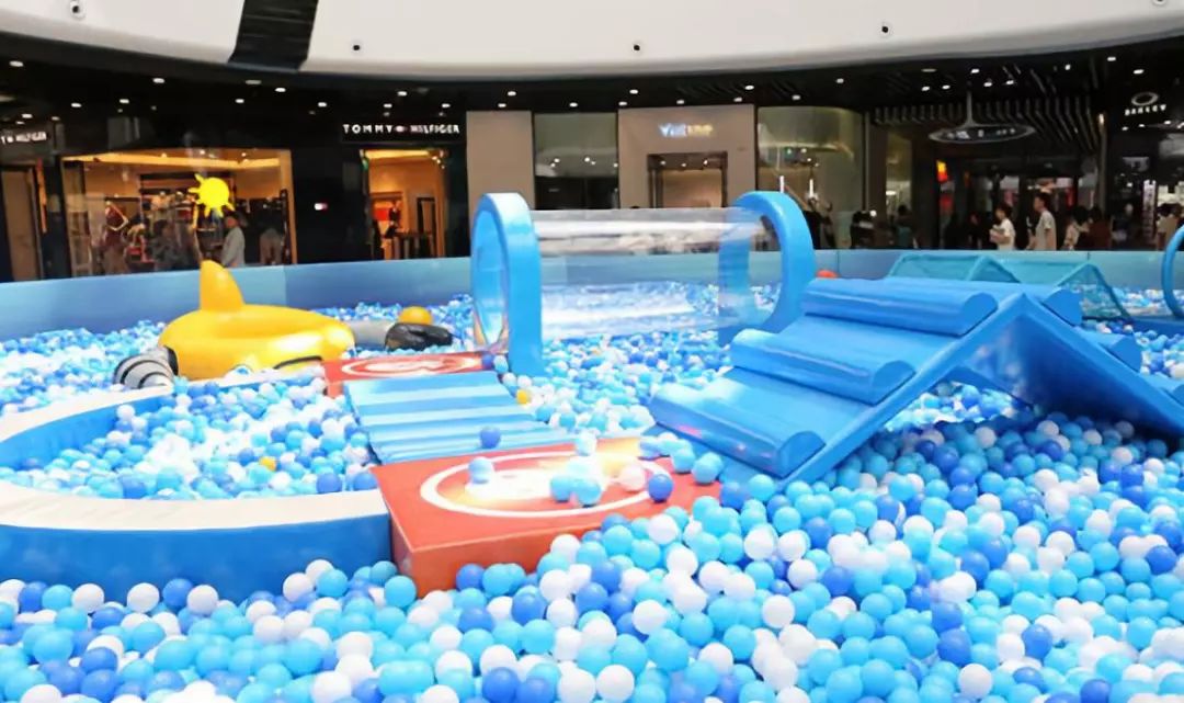 玩疯了10000海洋球网红蹦床淮南新晋溜娃圣地让你国庆来了就不想走