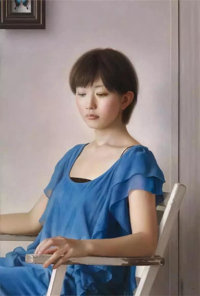 日本艺术家卯野和宏的写实油画好唯美