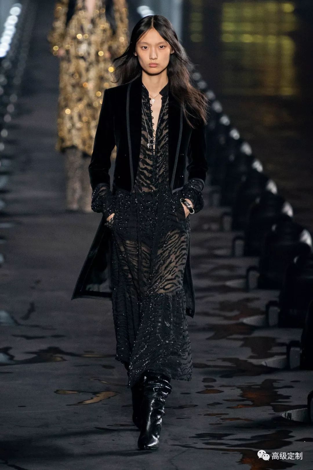 秀场直击saintlaurent的2020春夏大秀