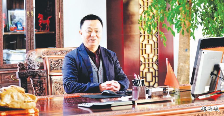 邱海斌在传统纺织行业里默默耕耘