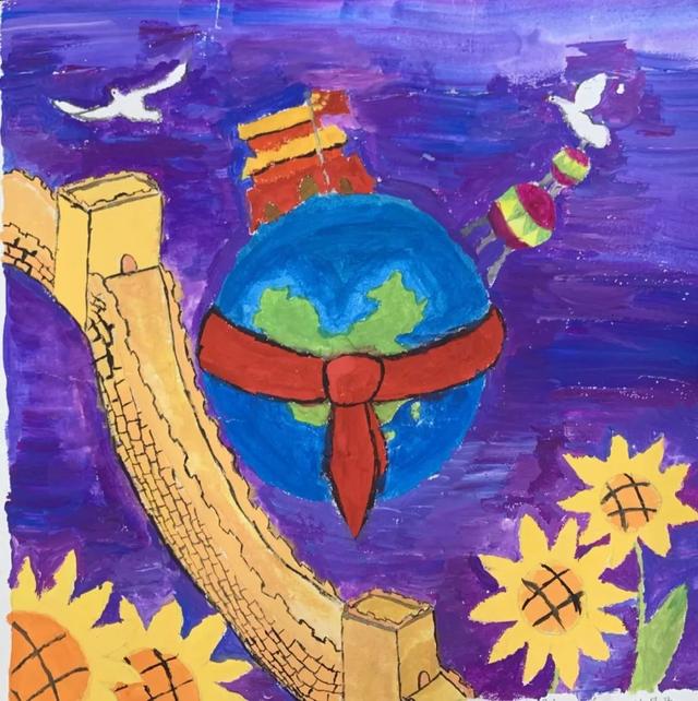我的中国梦·和祖国"童"行绘画评展等你来投票!(小学低年级组)