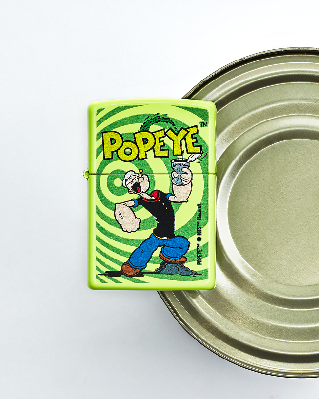 大力水手诞生90周年zippo推出zippoxpopeye限量纪念版打火机