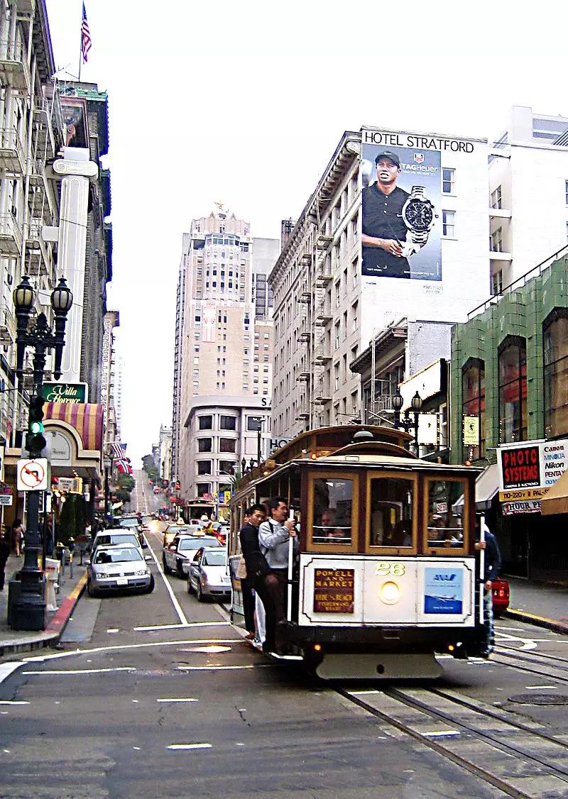 过去的powell street图片来源:zenfolio.