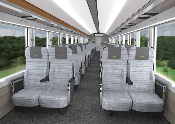近铁新型名阪特快列车"hinotori"车内豪华座位2