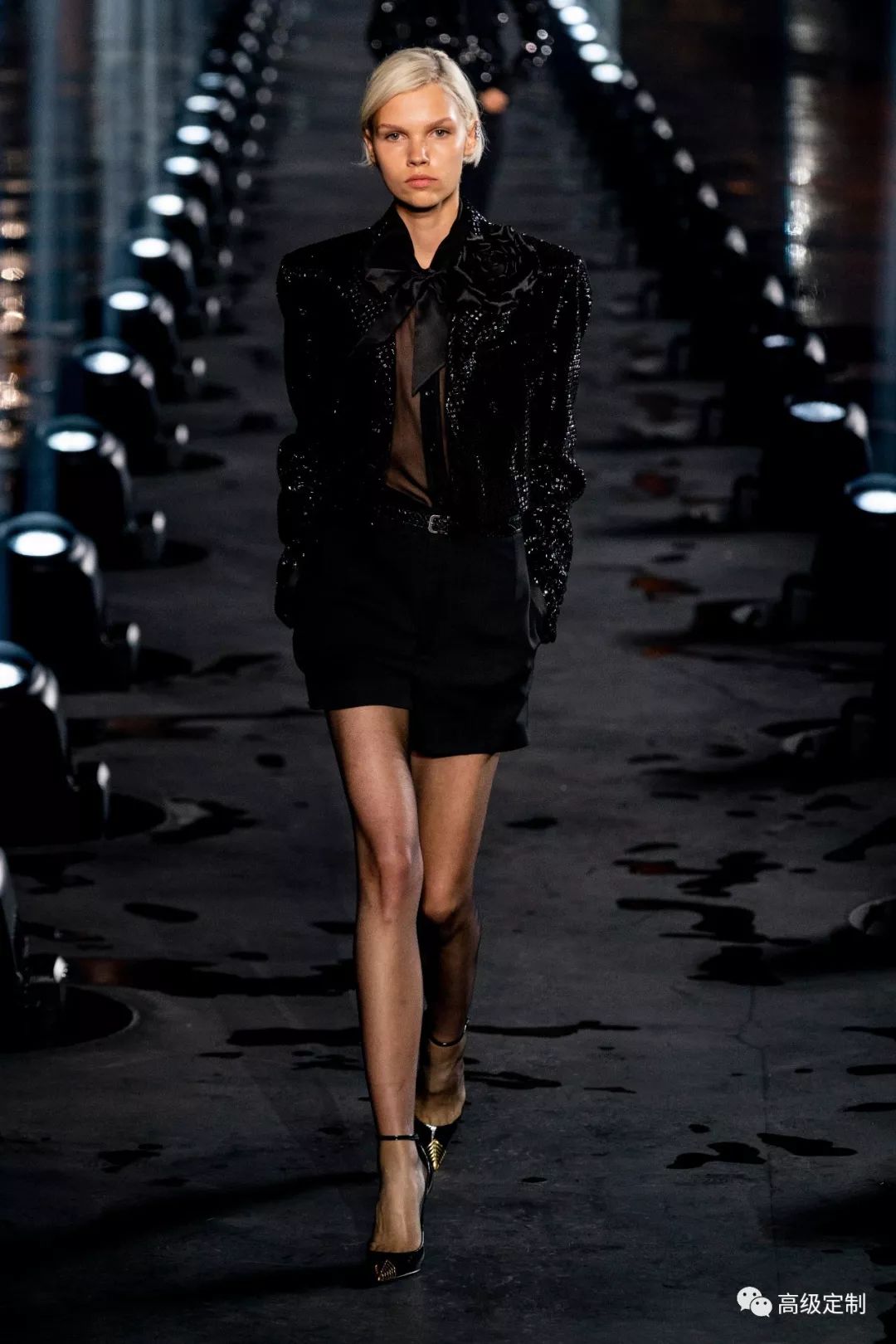 秀场直击saintlaurent的2020春夏大秀