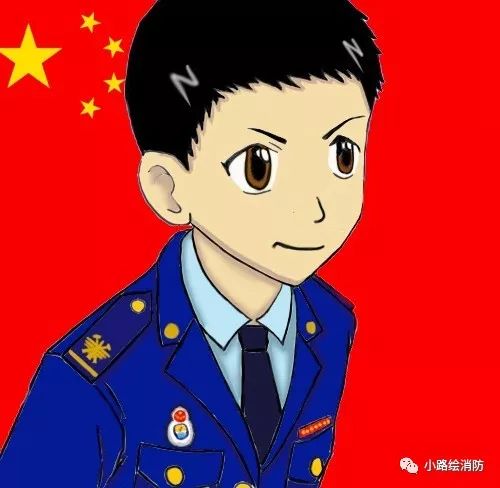 中国国旗帅气动漫图片图片