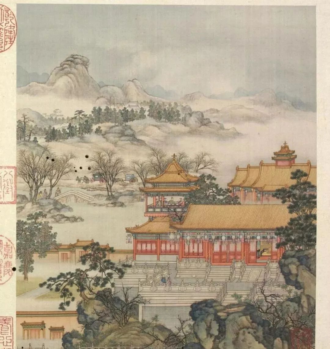 梁诗正楷书行书圆明园画册