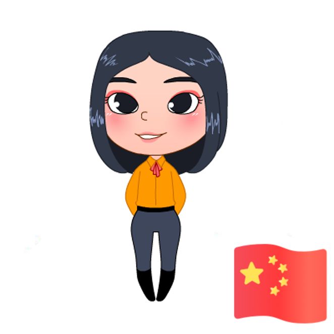 带五星红旗的qq头像女图片