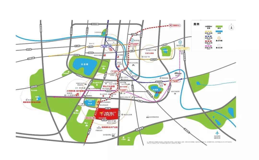 徐州千禧城位置图图片