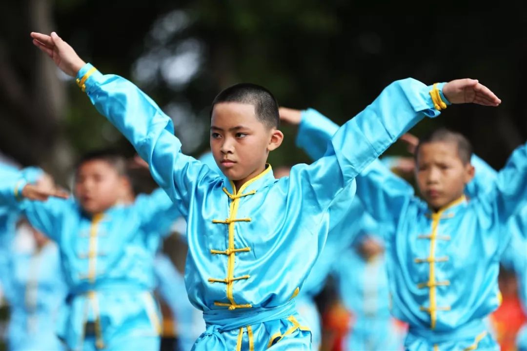 第七届晋江市中小学生泉州南少林五祖拳健身操会操比赛圆满落下帷幕