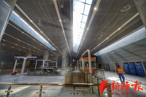 看过来济南东站在这里换乘地铁