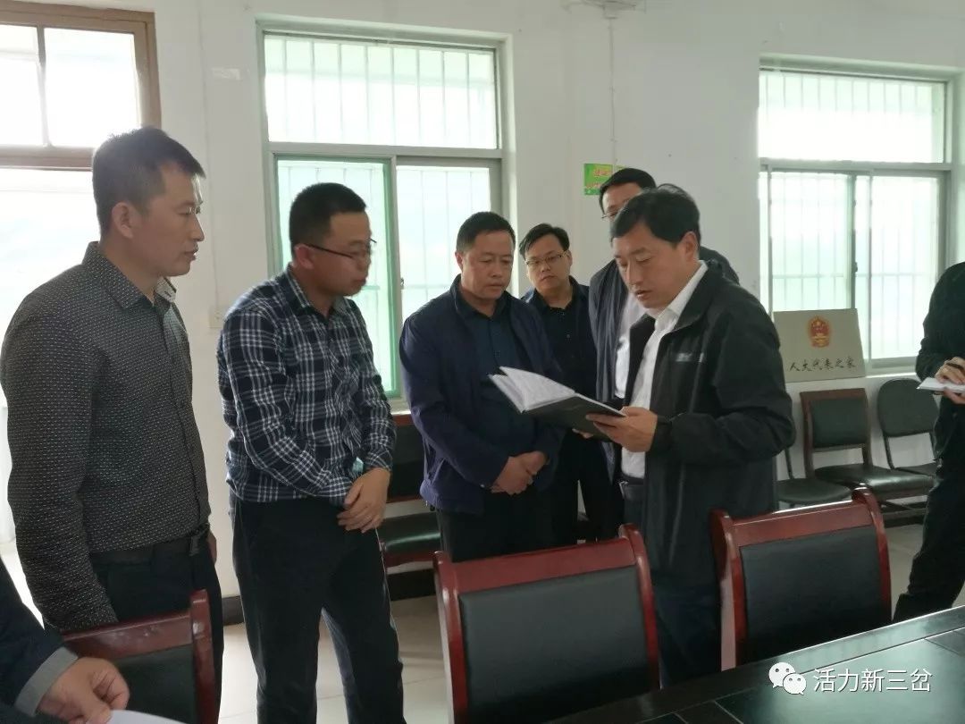 市委组织部副部长,市委第二指导组组长高威评带队检查指导全镇"不忘