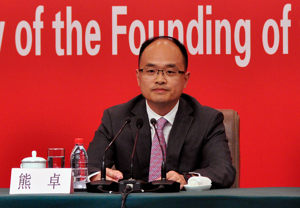 志愿者指挥部执行指挥熊卓