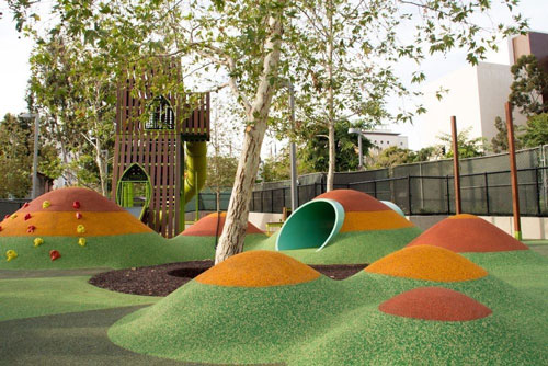 儿童活动场地户外微地形景观设计分析