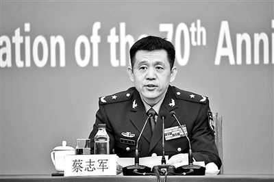 中国人民解放军中部战区副参谋长谭民少将,国防部新闻局局长,国防部