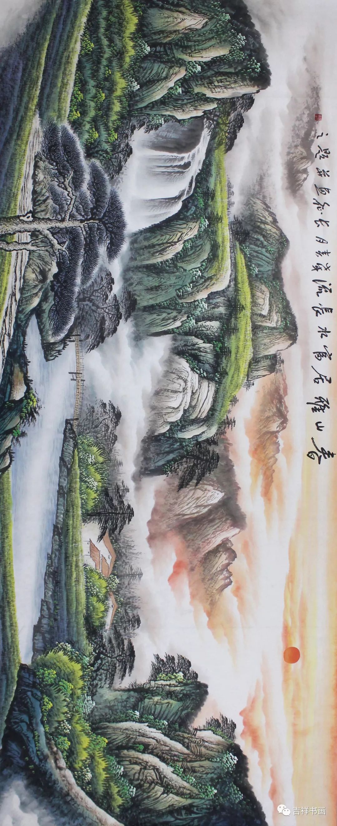 周俊杰,广西北海人氏,擅长山水画的创作,潜心研究传统笔墨山水,他的