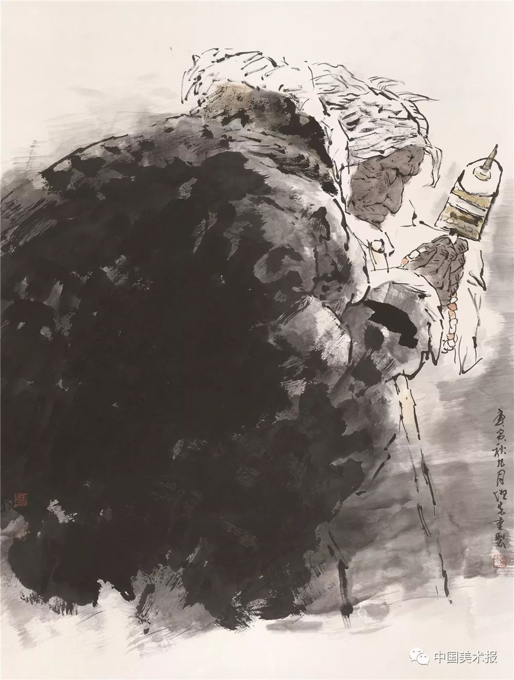 方增先 水墨人物69 128cm×96cm692010年中国画龚文桢 梅竹山禽