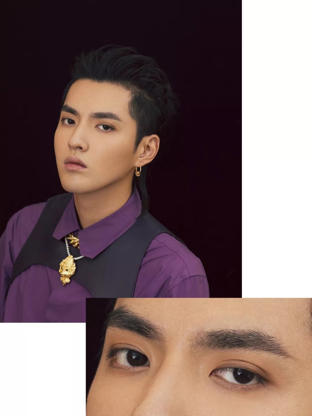 想要学陈伟霆的挑眉杀修出好看的眉型你也可以