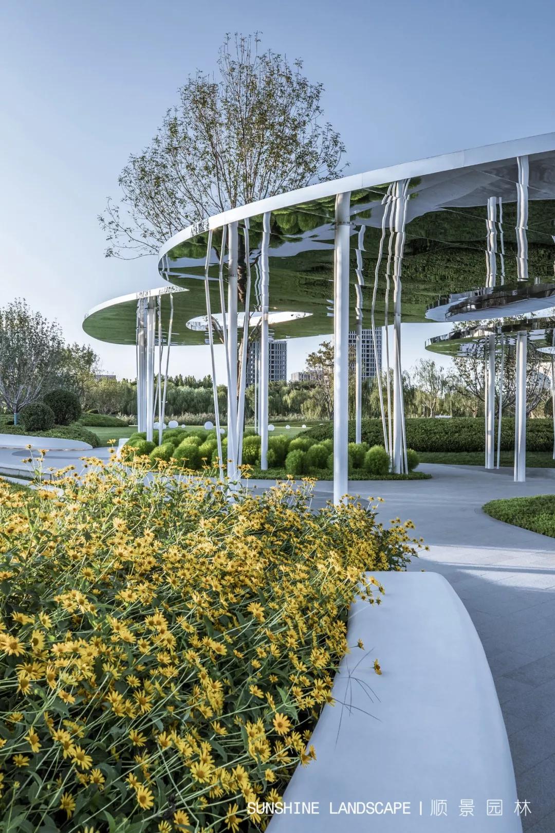 天津武清城投熙悦景观极简现代的云岛物语