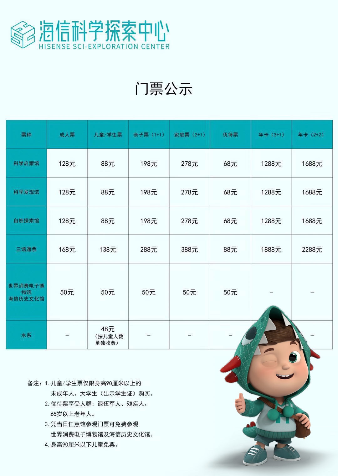 海信科学探索中心门票图片