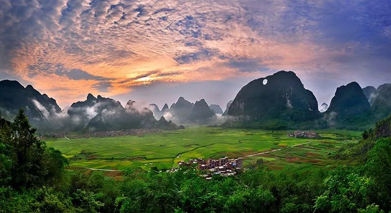 德保靖西那温鹅泉广西最美县域乡村