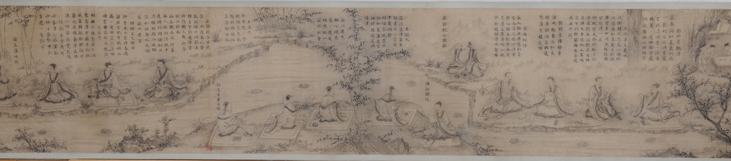 书圣王羲之3曲水流觞赏名画22幅兰亭修禊图上王羲之兰亭序赏析