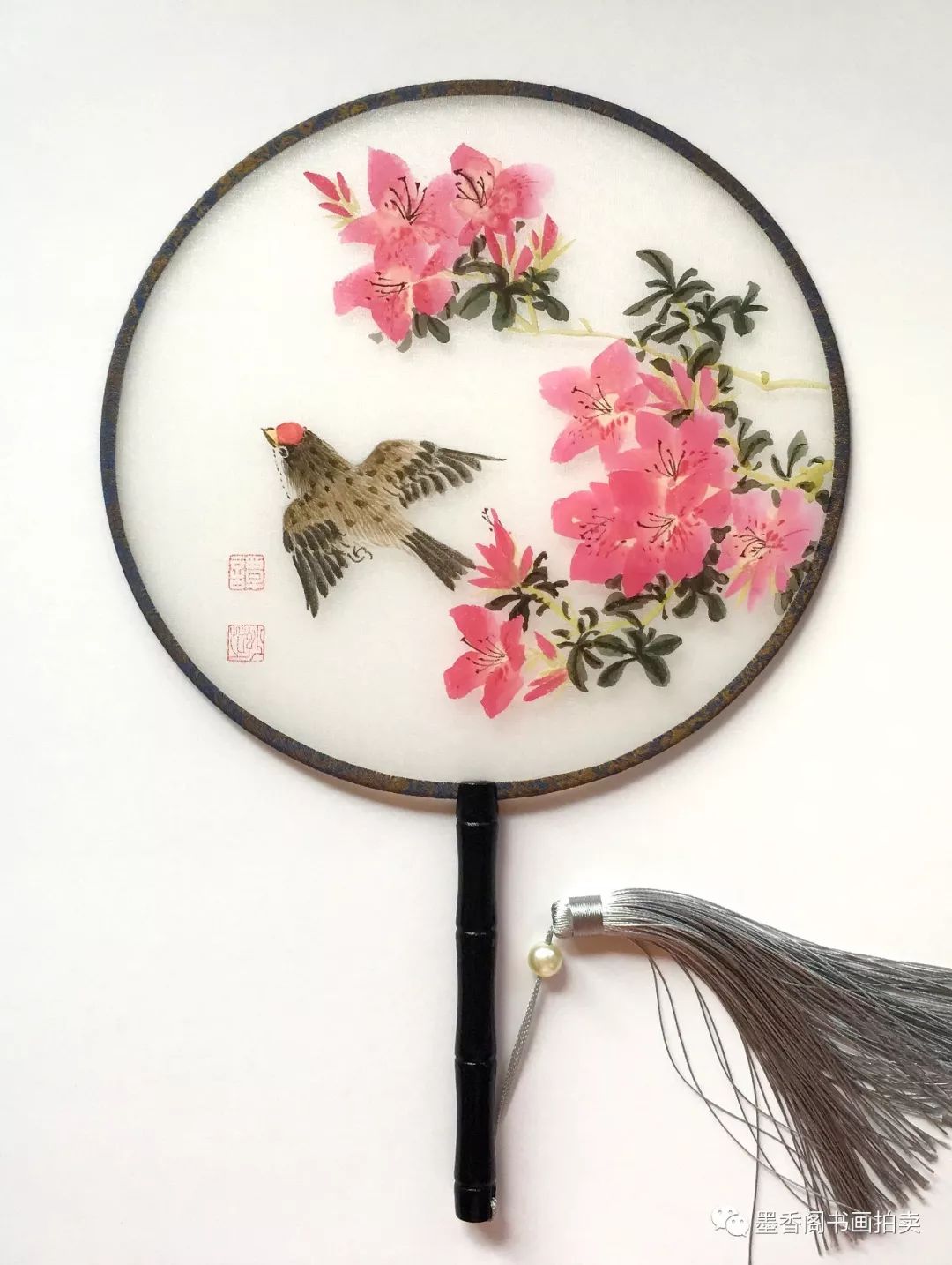 局部《紫藤》《紫薇花开引蝶来》局部《紫薇花开引蝶来》《杜鹃花》