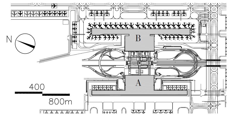 平面图虹桥枢纽日景南京禄口机场二期港珠澳大桥珠海口岸虹桥t1改造