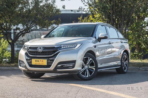 东风本田 ur-v东风本田ur-v定位于5座中型suv,与冠道系出同门,在造型