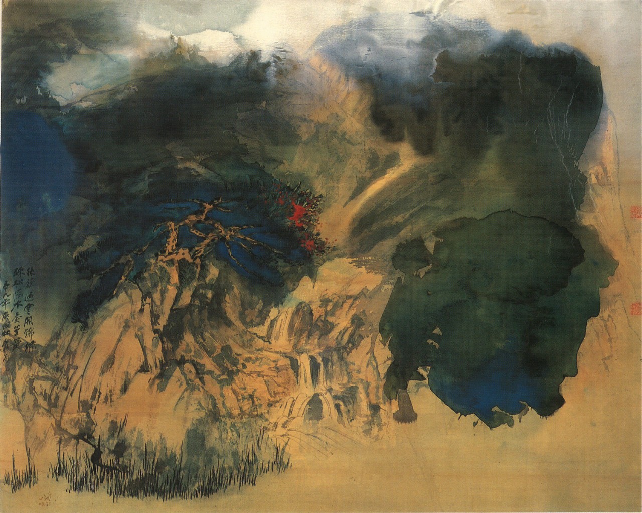 张大千泼彩集萃10月3日将现苏富比2019秋拍