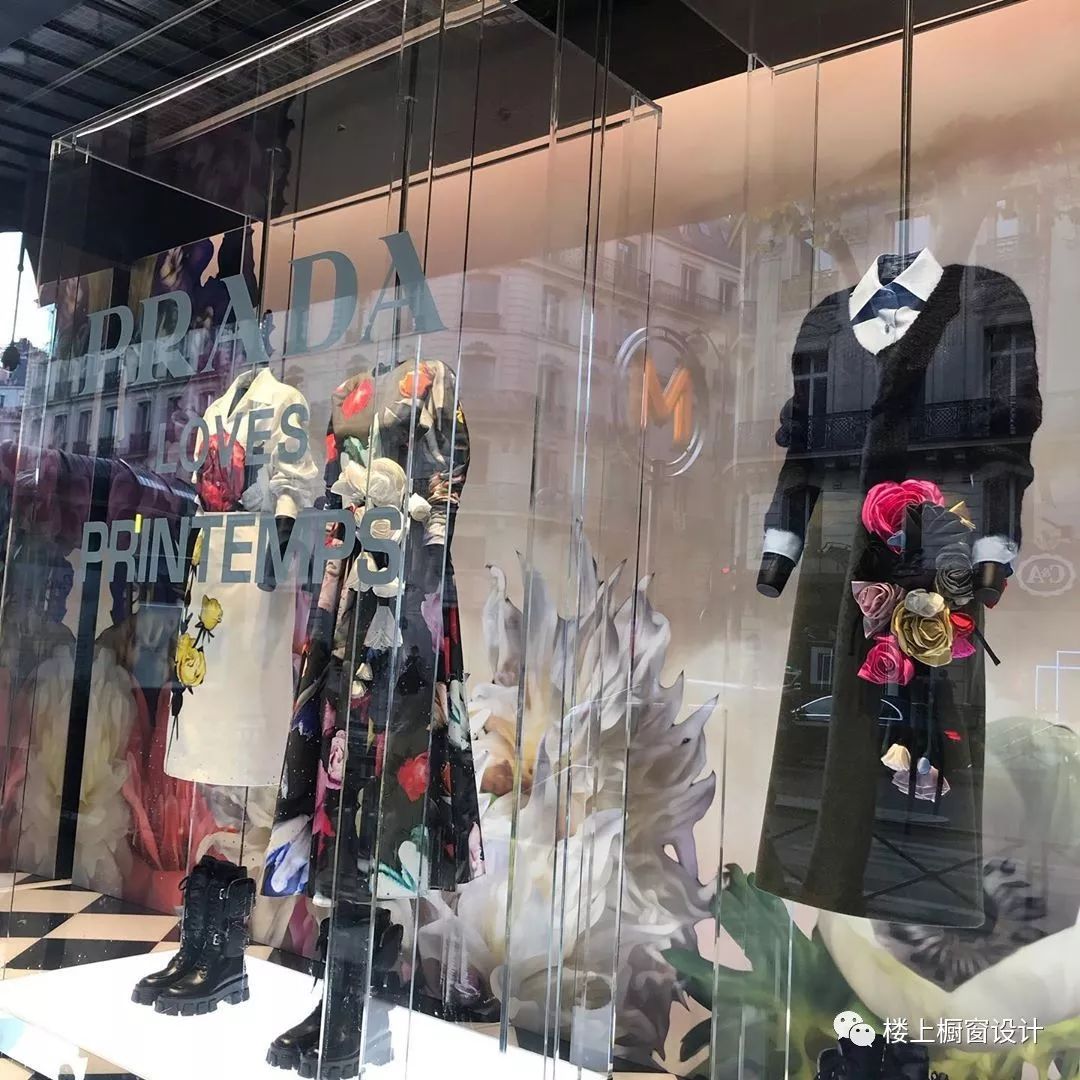 当prada恋上printemps_橱窗