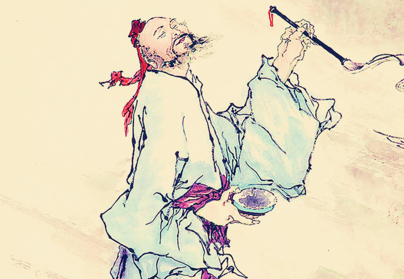 原创画一老翁钓鱼被誉为千古名画网友放大十倍看他手上是什么