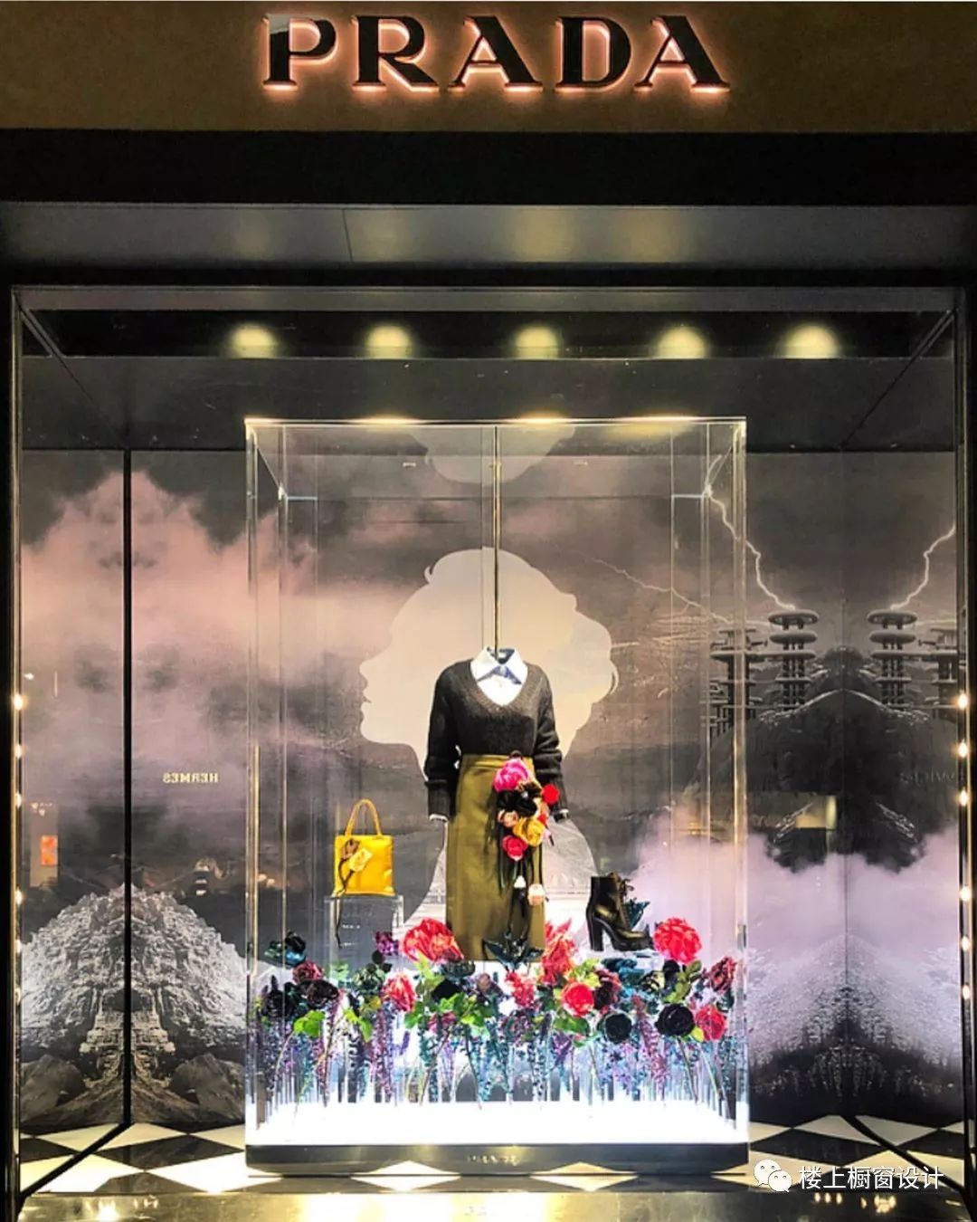 当prada恋上printemps_橱窗