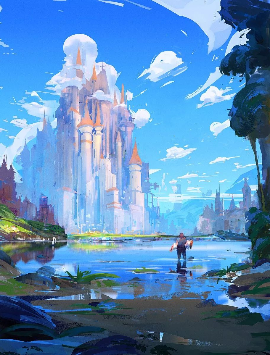 梦幻般的场景犹如童话世界