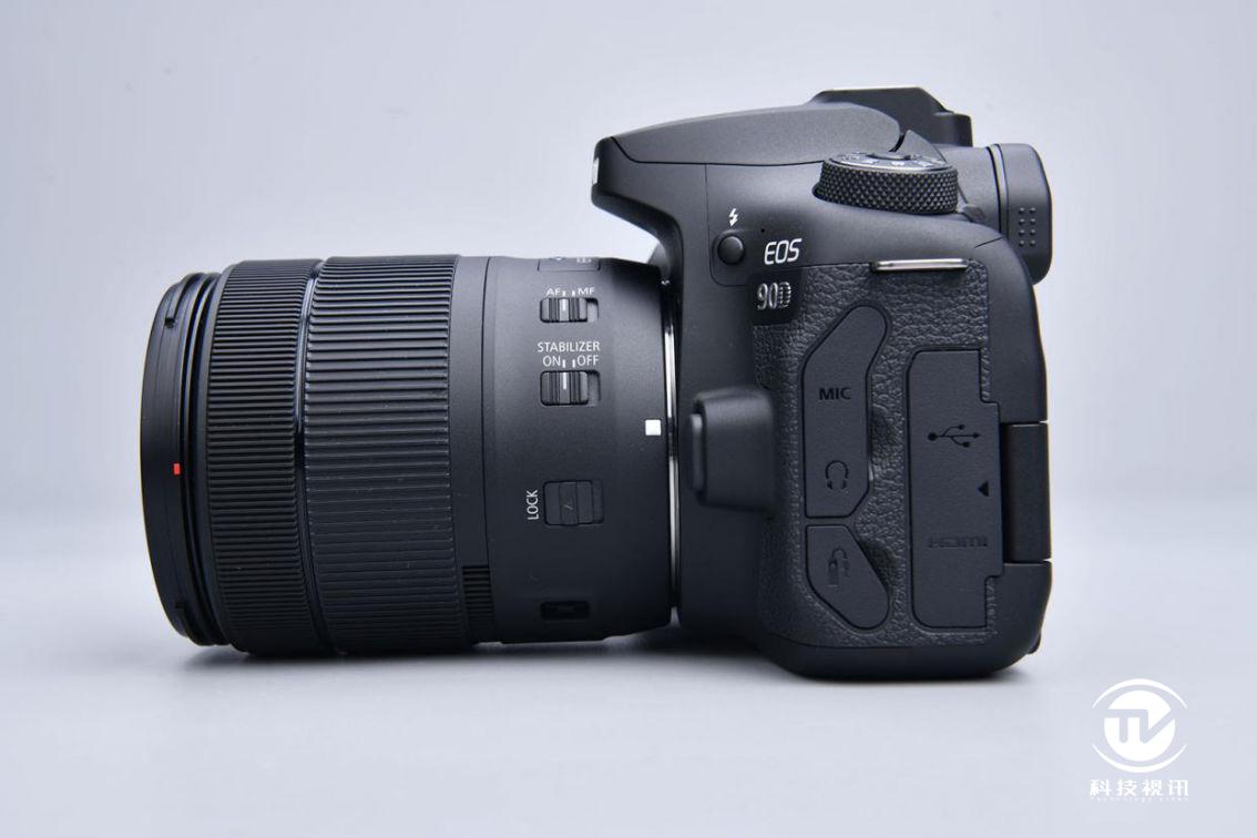 兼具专业与灵活的机身构造佳能eos90d套机外观解析