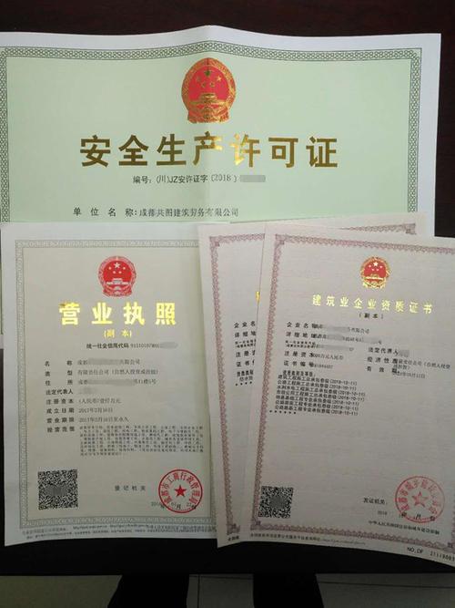 申報材料資質申請表,營業執照,原資質證書,財務審計報告,安全生產許可