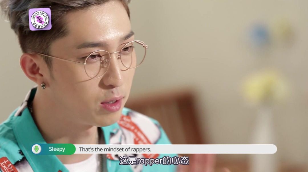 说的就是韩国很红的rapper——sleepy金成源.