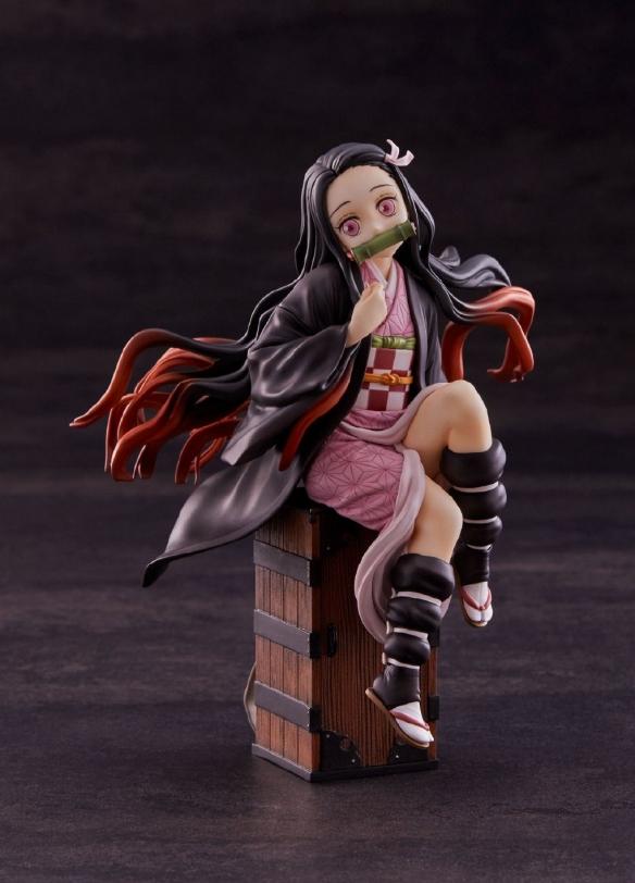 买箱子送妹妹鬼灭之刃灶门祢豆子手办公开