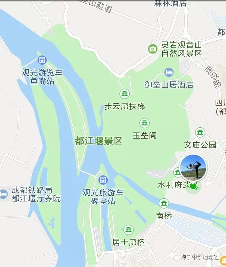 都江堰位置图片