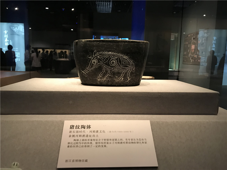 组图丨百余件精品浙江文物来京展出再现五千年良渚文化