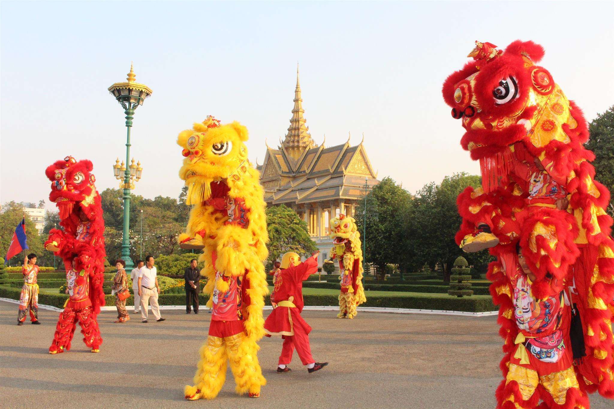 深圳舞狮表演梅花桩舞狮