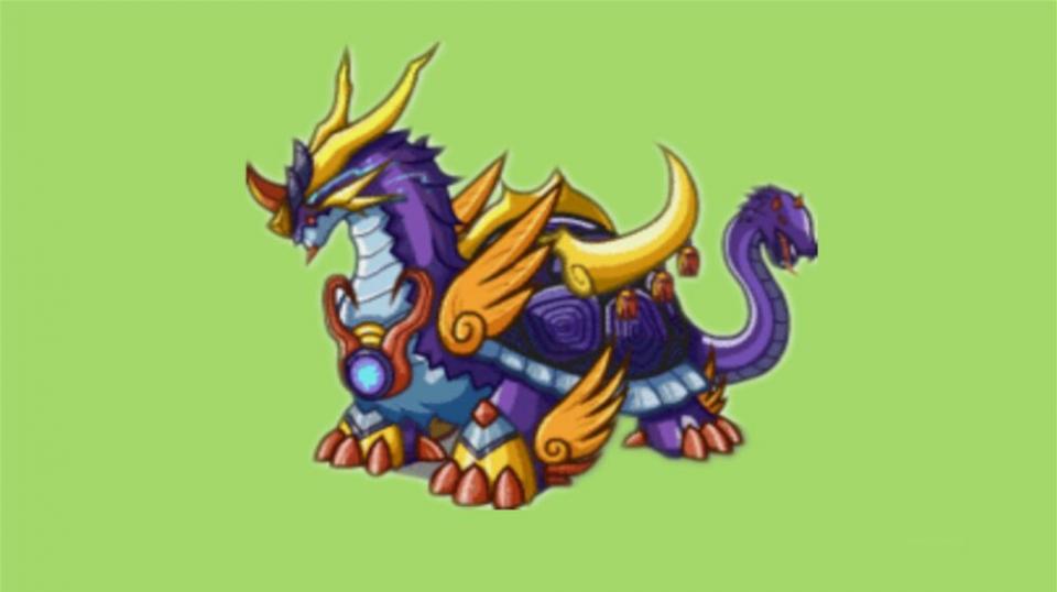 洛克王国邪恶玄武的9年进化最终成为美少女血量最高