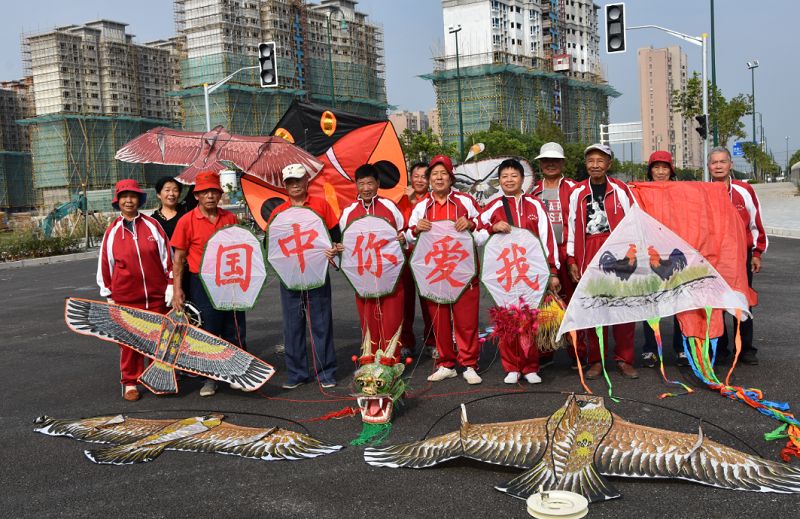 【建队23周年】徐行镇风筝队迎国庆主题放飞活动