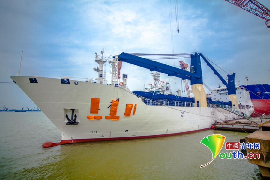 远望21号船即将完成适应性改造