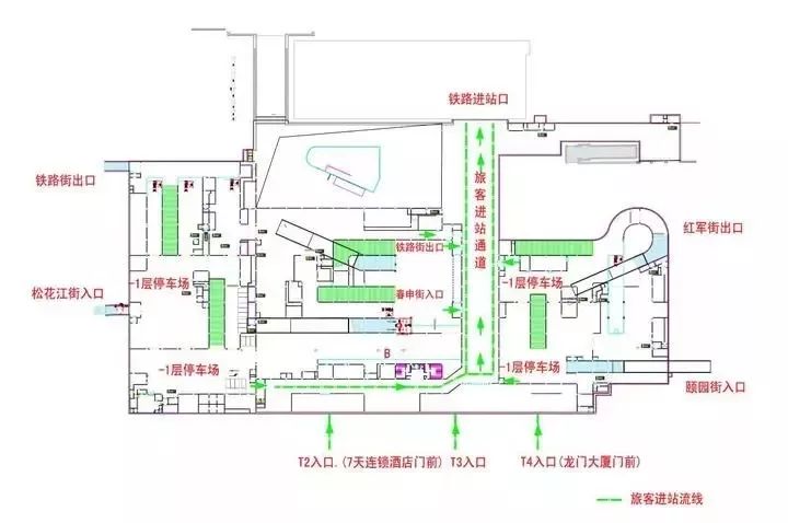 一,進入地下停車場