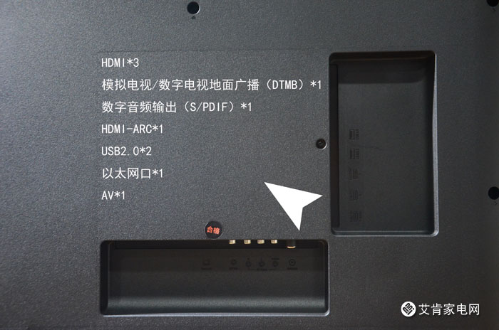 接口设置上,红米r70a的背部配有3个hdmi接口,dtmb,s/pdif,hdmi