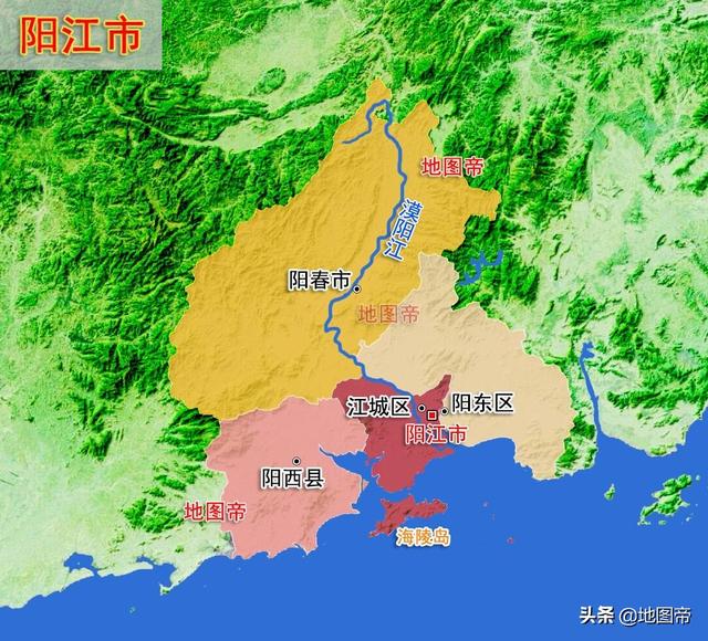 国庆自驾游广东必备姿势22张地形图快速了解广东省各地级市
