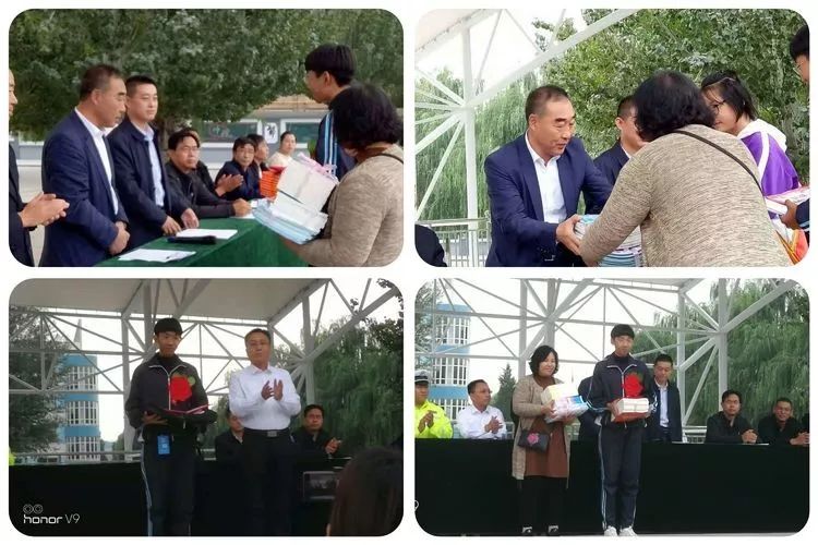 校园剪影一场暴雨一把伞阳高二中最美少年展现榜样力量