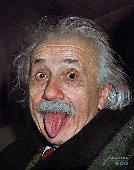 爱因斯坦表情图图片